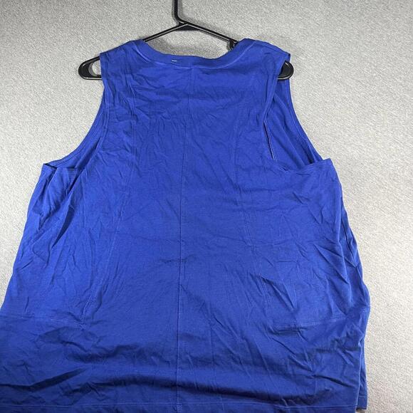 New W Tags Dicks Sporting Goods DSG Men's Blue Tank Top XXL Fits like Large/XL - Picture 5 of 5